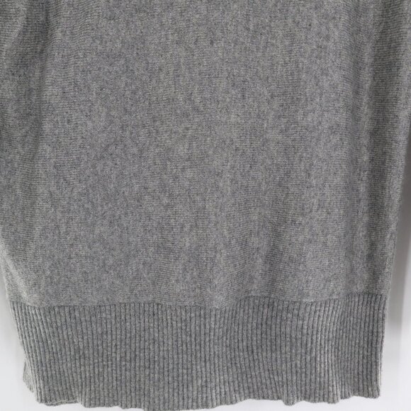 SFA Cashmere Angora Wool Sweater Women M Gray Career Preppy Quiet Luxury Classic - Picture 9 of 15